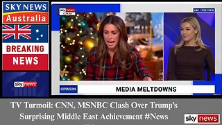 TV Turmoil: CNN, MSNBC Clash Over Trump’s Surprising Middle East Achievement #News