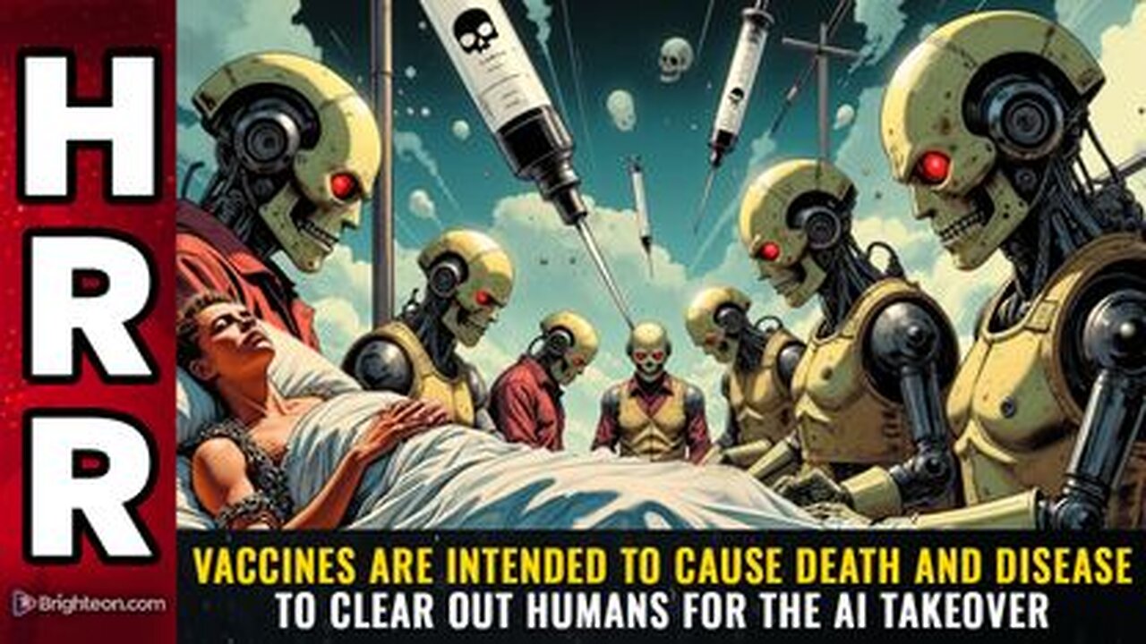 Vaccines are INTENDED to cause DEATH and DISEASE to clear out humans for the AI takeover