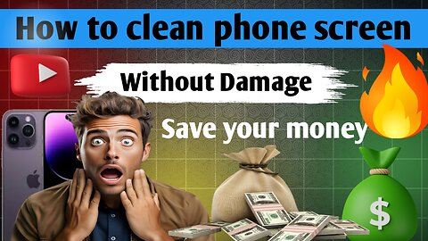 right way of cleaning your phone screen। how to clean phone