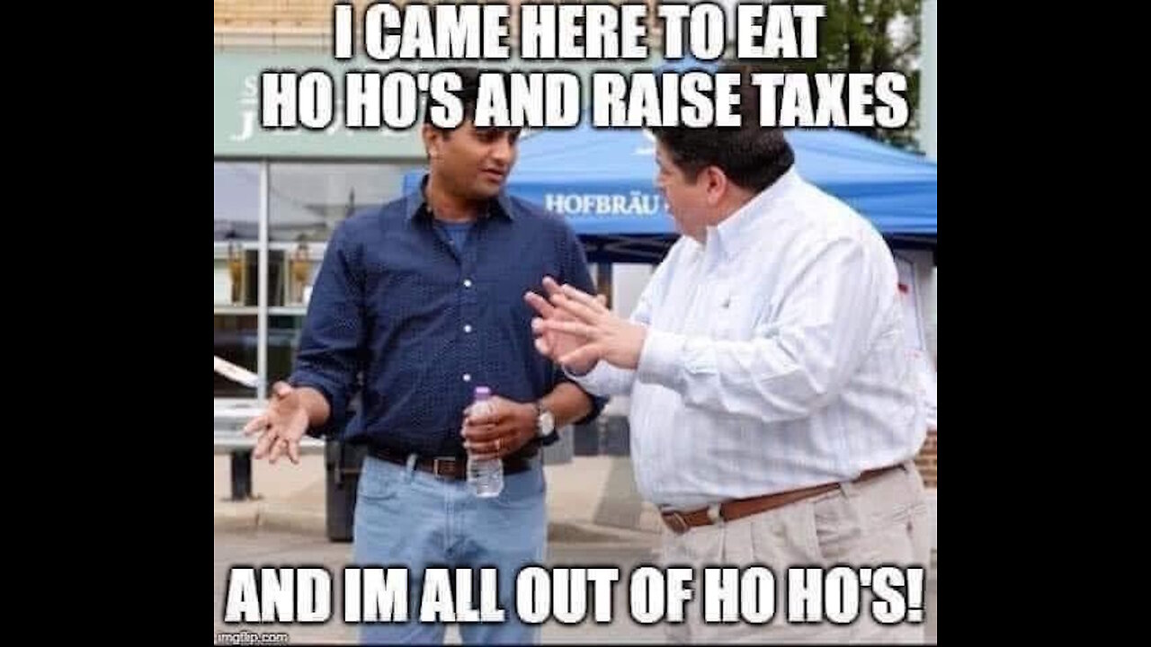 Obese Illinois Governor J.B. Pritzker & Jimmy Kimmel inadvertently help Republicans