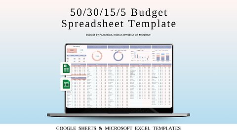 How to Use the 50/30/15/5 Budget Spreadsheet | Step-by-Step Tutorial