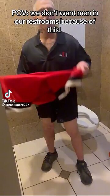 Man caught in female restroom