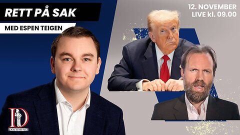NRK innrømmer løgn om Trump | Rett på sak 12. november