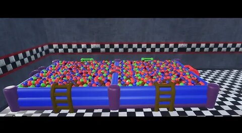 I went into the ballpit! | FNAF killer in purple