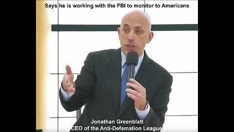 The ADL is working with the FBI to monitor to Americans