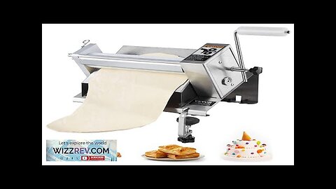 VEVOR Manual Dough Sheeter Machine Max 1/2" Dough Roller Pastry Press Machine Review