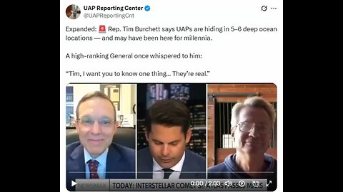 Rep. Tim Burchett Says Government Knows About Alien Deep Water Bases!
