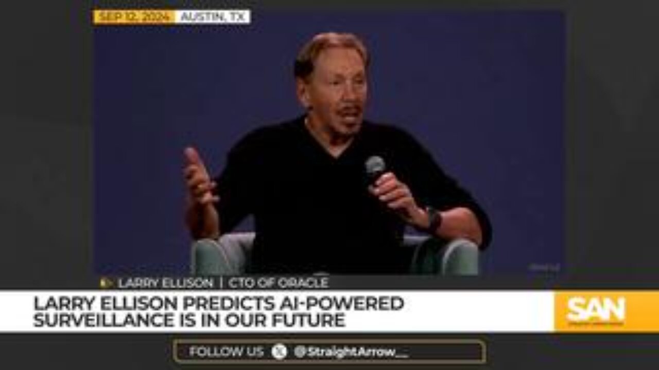 Larry Ellison Pushes For Dystopian Digital ID, Total Surveillance After TikTok Buyout