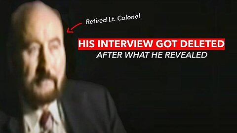 The Banned Interview with a Retired Colonel Tom Bearden that was Deleted from Everywhere