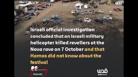 Israel ADMITS it KILLED its own PEOPLE at the Nova Music Festival on October 7th