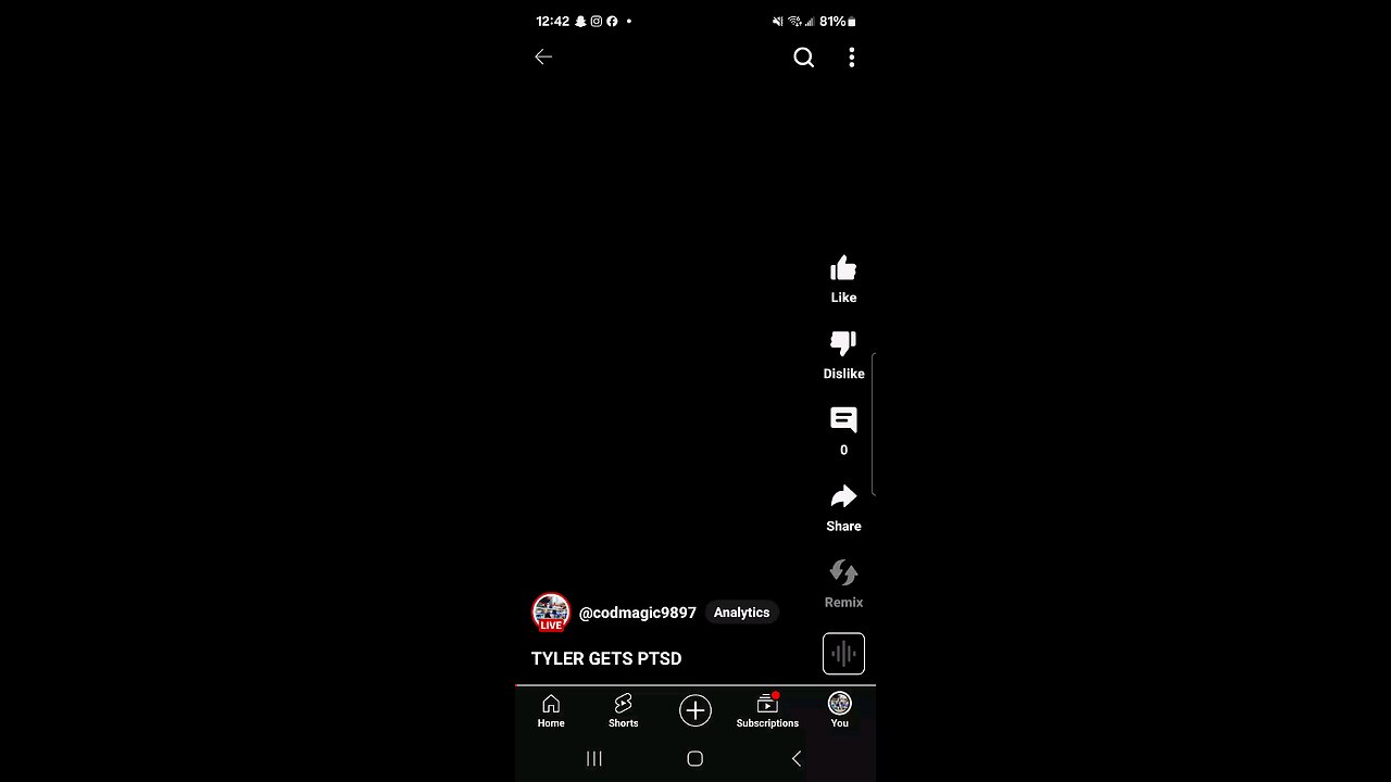 TYLER GETS PTSD