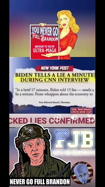 CNN gave Joe Biden 17 minutes and he gave them 15 lies. #fjb #letsgobrandon