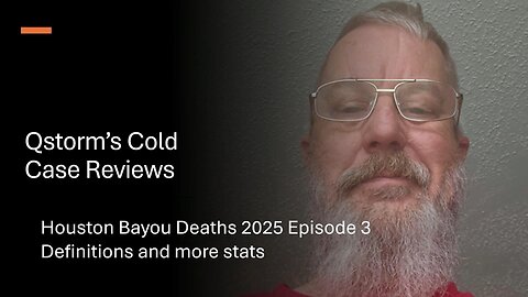 Cold Case Review/Houston Bayou Ep. 3 #Coldcase, #Houston, #Bayou, #Truecrime