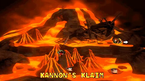 DONKEY KONG COUNTRY 2™ : DIDDY'S KONG QUEST™ / ACT 2. CROCODILE CAULDRON / A2#2. KANNON'S KLAIM! DK