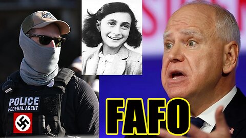 Tim Walz FINDS OUT when INSANE Anne Frank comment BACKFIRES! FAFO!