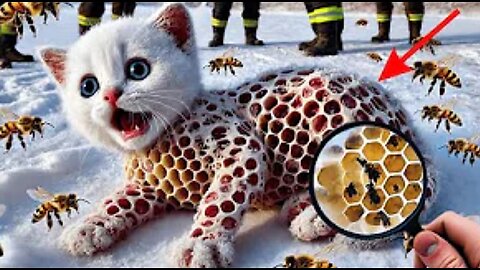 Rescue team saves a hive-infested kitten | Kitten rescue