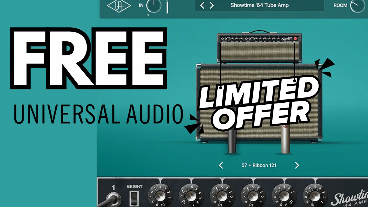 Is This The Best Free Tube Amp Plugin Ever? Hear Vintage Vibes With UAD Showtime ’64!