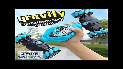 4WD 1:16 Stunt RC Car With LED Light Gesture Induction Deformation Twist Review