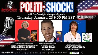 POLITI-SHOCK! "THE TIDE IS TURNING"! 3 SPECIAL GUESTS JOINING US TONIGHT!