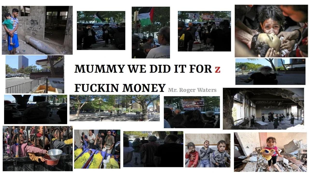 UN NYC a CALL TO ACTION to END GENOCIDE in GAZA: ROGER WATERS