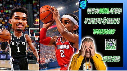 🏀 Top Tuesday NBA Picks Today | CBB Picks Today | NHL PICKS Today | PRIZEPICKS | 1/13/26