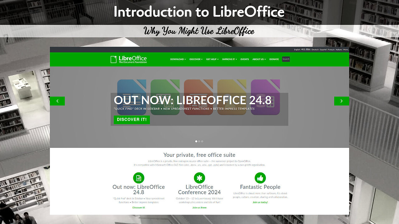 Introduction to LibreOffice