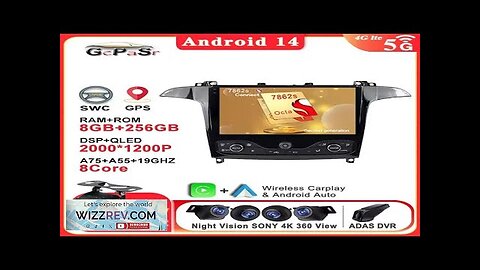 Android 14 Car Multimedia Video Player For Ford S Max S-MAX 2006 Review