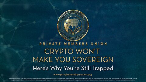 Crypto Won’t Make You Sovereign - Here’s Why You’re Still Trapped