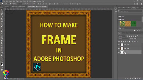How to Make Frame in Adobe Photoshop