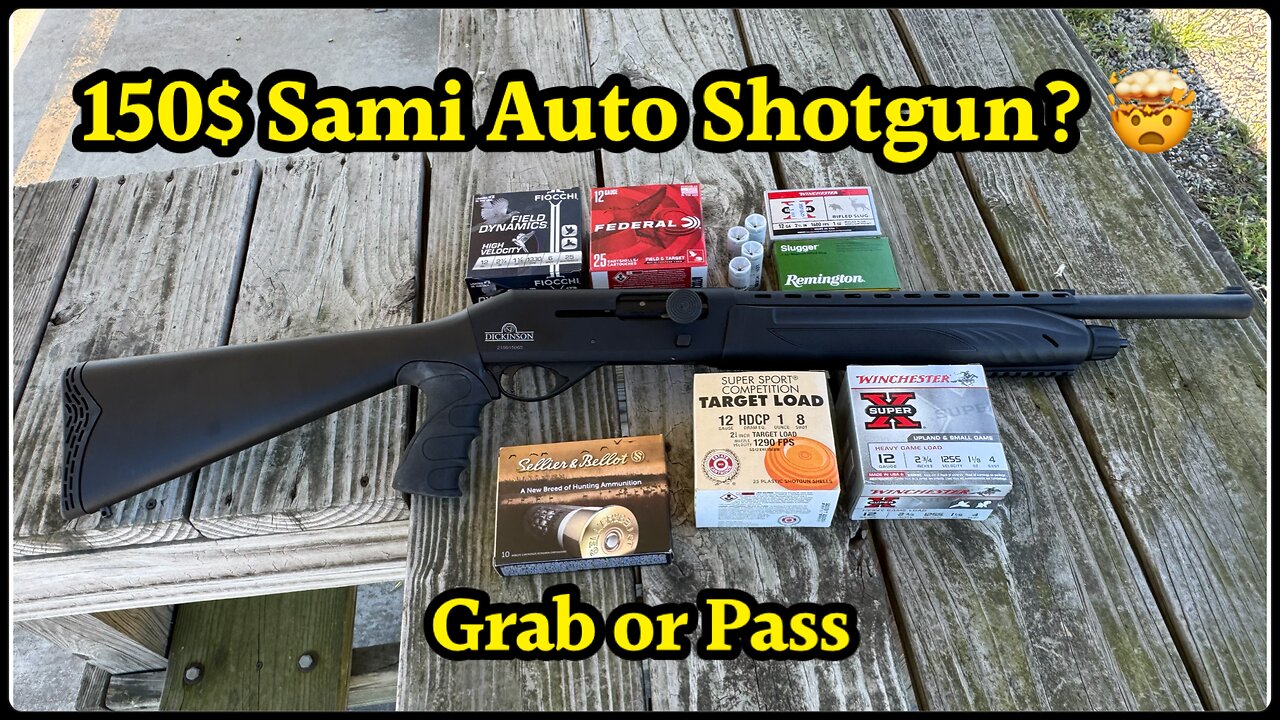 Dickinson CK212 12GA Shotgun Range Review