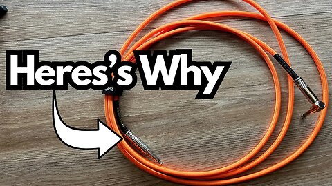 The Ernie Ball Right Angled Guitar Cable - My Go-To Cable