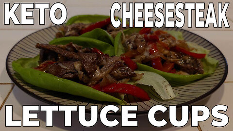 KETO CHEESESTEAK Lettuce Cups