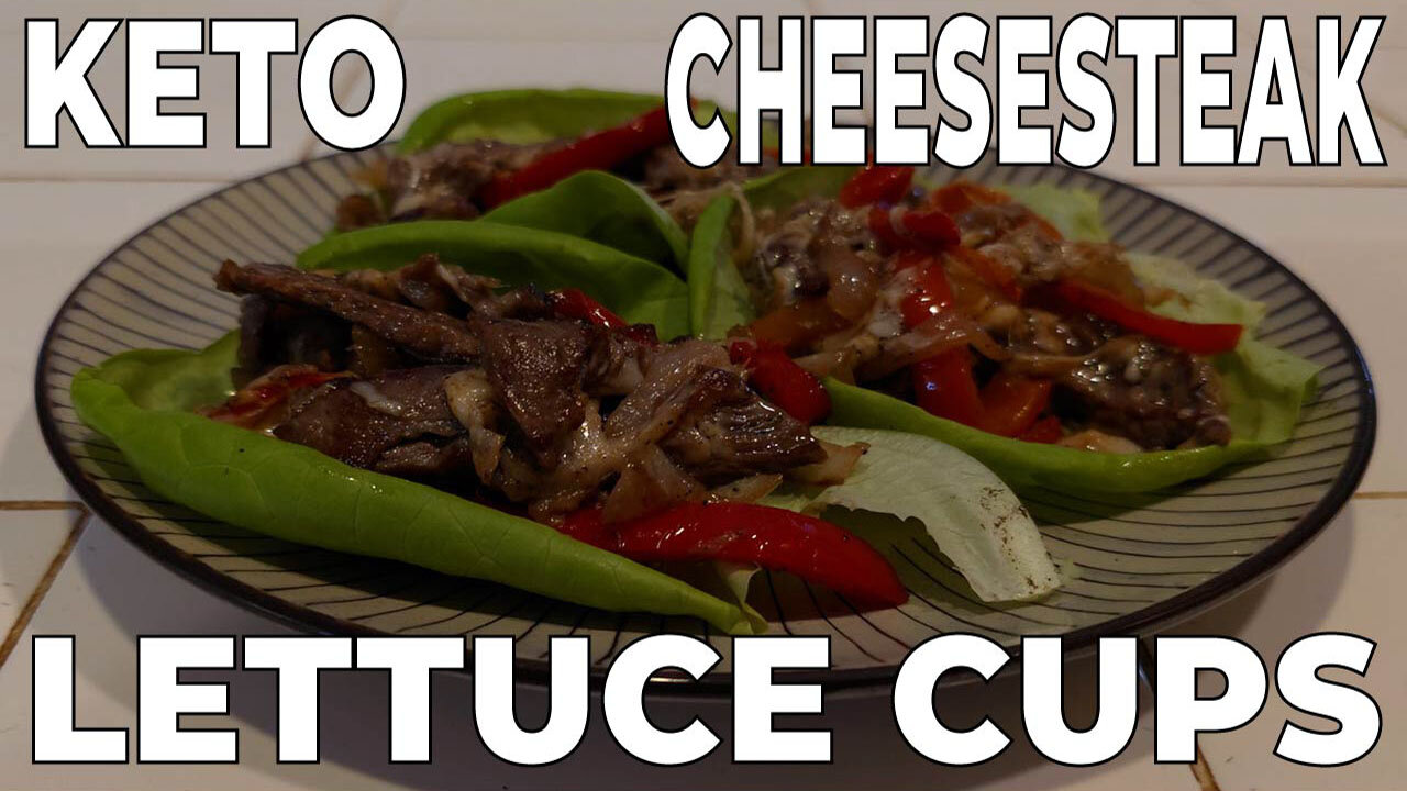 KETO CHEESESTEAK Lettuce Cups