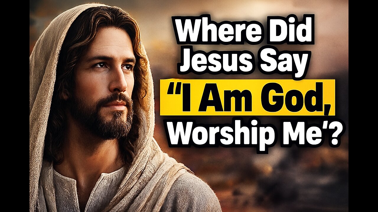 Where Did Jesus Say “I Am God, Worship Me”? (Explained Fast)