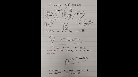 December 06 2025 -- Thumb comic today suceed at.