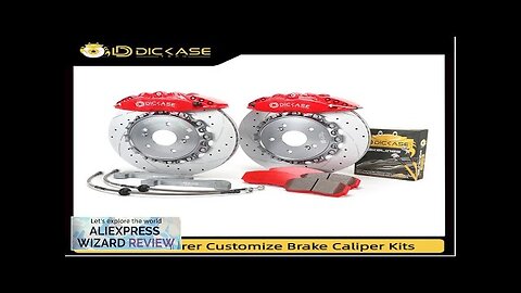 Dicase Rear Brake Caliper Kits 4 Pot Car Brake System and 380mm Review