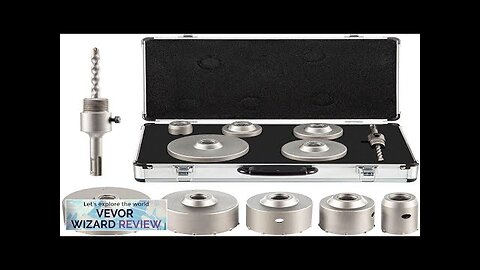 VEVOR Concrete Hole Saw Kit 1-3/5" 2-9/16" 3-5/32" 3-15/16" 4-9/10" Drill Bit Review