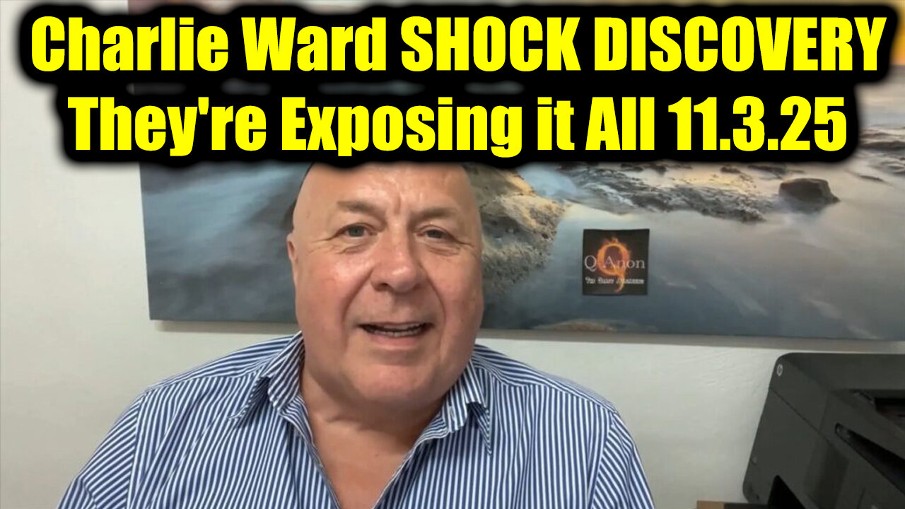 Charlie Ward SHOCK DISCOVERY 11.3.25 - Theyre Exposing it All!