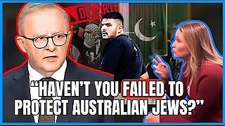 Reporter confront Albanese.