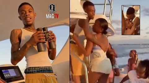 Boosie Son Tootie Raww Spotted Pushin Up On Rick Ross Daughter Toie In Florida! 😘