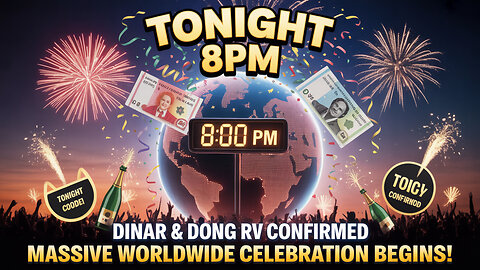 Tonight 8PM 💥 Iraqi Dinar & Dong RV Confirmed – Massive Worldwide Celebration! 💥 Today's IQD News!