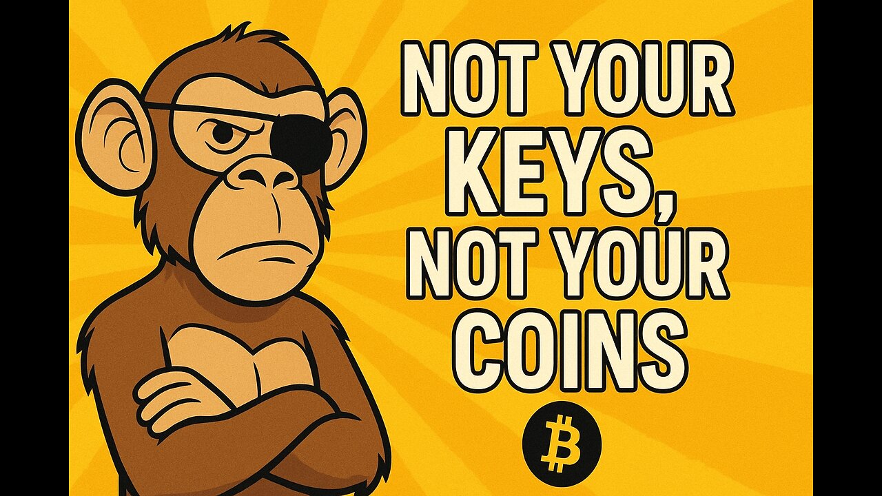 💡 “Not Your Keys, Not Your Coins” — Why Self-Custody Is Essential for Bitcoin Security
