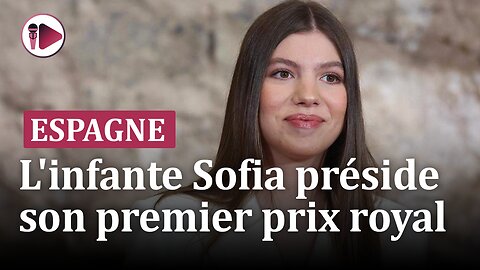 L'infante Sofia préside son premier prix royal