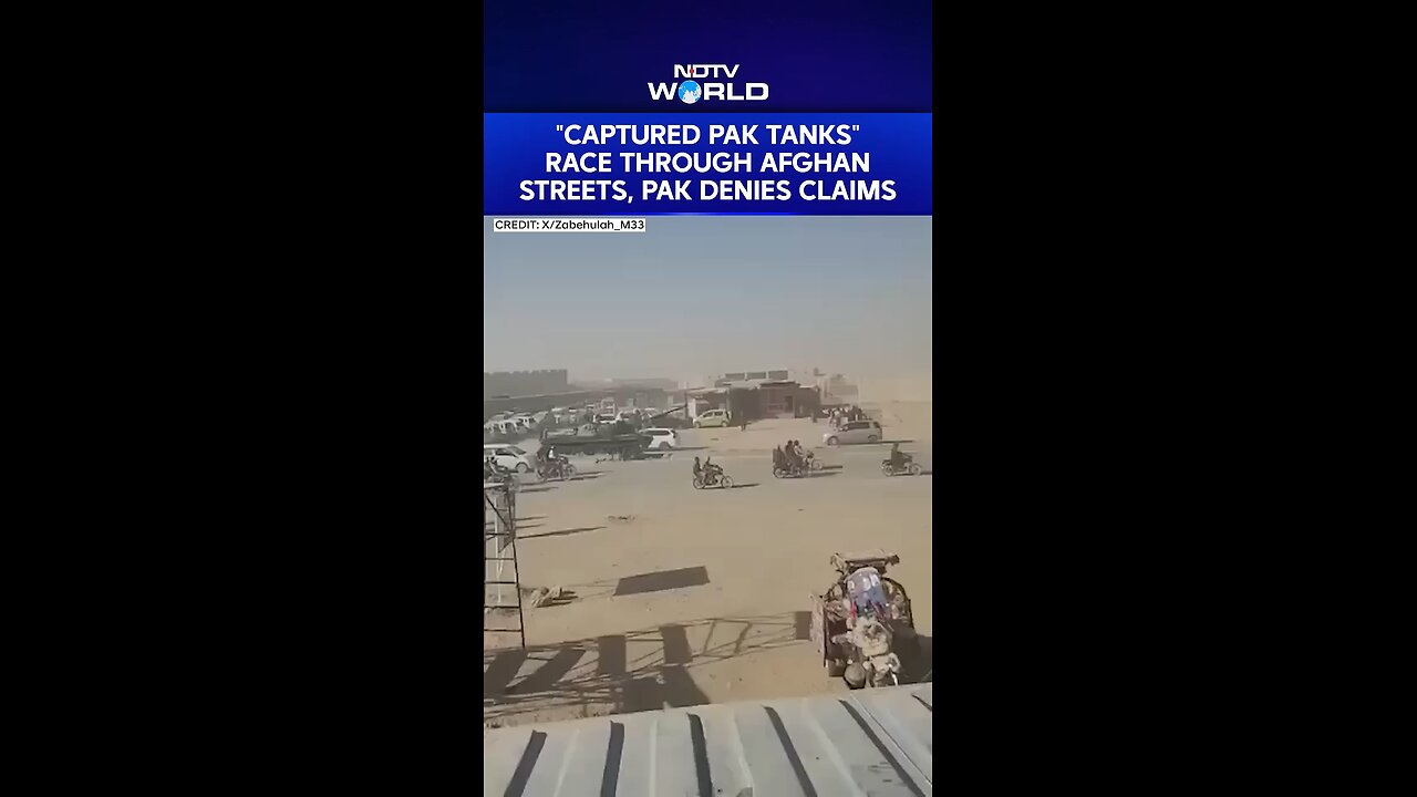 Tanks Race On Afghan Streets. Taliban: Captured Them From Pak
