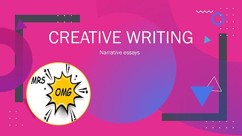 Write a brilliant creative essay!