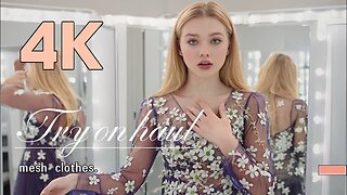 4k shein try on haul lingerie 2025 |micro bikini see through/ transparent lingerie fashion trend