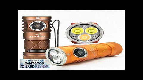 SKILHUNT EC200S-Mini XP-G4 + NiCHIA 519A 6500K + 3000K 2100+570 Lumens Dual Review