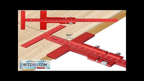 Woodworking Scriber Gauge Aluminum Alloy Sliding Marking Gauge T-Square Scribing Measuring Review