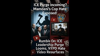 Rumble On: ICE Leadership Purge Looms, NYPD Hate Video Resurfaces - Ep. 278, 10/30/25