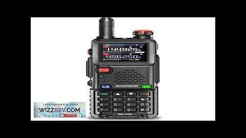 Baofeng UV-5RH PRO GPS Walkie Talkie Multi Band Wireless Copy Frequency NOAA Review